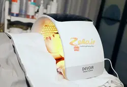 ماسک تونلی ال ای دی و کلسیم تراپی دویر مدل DEVOIR