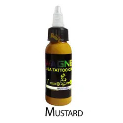 رنگ تاتو وگنر خردلی مدل Wagner Mustard