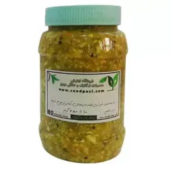 ترشی لیته بادمجان کبابی چرخ شده