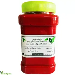 رب گوجه فرنگی خانگی طبیعی (پت 750 گرم)