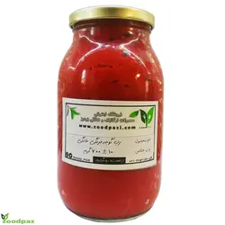 رب گوجه فرنگی خانگی طبیعی (شیشه 700 گرم)