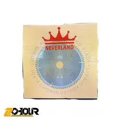 تیغ اره الماسه دیسکی آب صابونی آلومینیوم بر نورلند NEVERLAND 250×2.8×2.0*30*80T