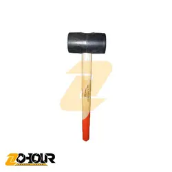 چکش لاستیکی دسته چوبی 400 گرمی مهدوی MAHDAVY