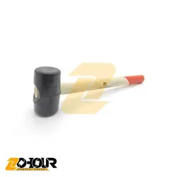 چکش لاستیکی دسته چوبی 400 گرمی مهدوی MAHDAVY