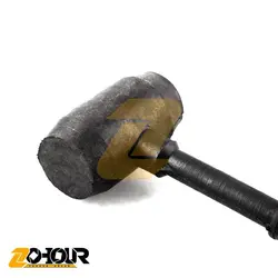 چکش لاستیکی دسته فلزی 600 گرمی مهدوی MAHDAVY