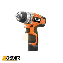دریل شارژی 12 ولت (به همراه چراغ قوه) آاگ مدل AEG BS12C2LIKIT2B