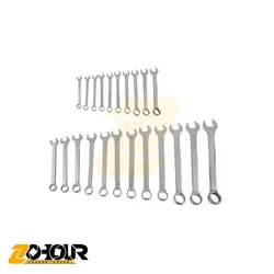 مجموعه 22 عددی آچار یکسر تخت یکسر رینگی آتا مدل ATA BX2200