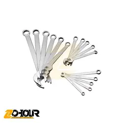 مجموعه 16 عددی آچار یکسر تخت یکسر رینگی آتا مدل ATA BX1600
