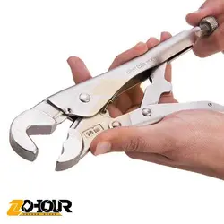 انبر قفلی مهره گیر سایز 10 اینچ ایران پتک مدل Iran Potk HK 1010