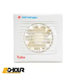 هواکش خانگی لوله ای 15 سانت توربو دمنده مدل Damandeh VPH-15S2S