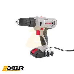 دریل پیچ گوشتی شارژی 18 ولت کرون مدل Crown CT21056L