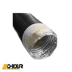 کانال فلکسیبل مدل عایق پلی استر فشرده (IFD) سایز 6 اینچ Flexible (15mm)