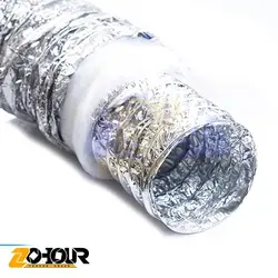 کانال فلکسیبل مدل عایق پلی استر سایز 6 اینچ Flexible (15mm)
