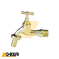 شیر حیاطی سایز 2 برنجی زرین ZARRIN درجه 1