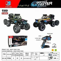 ماشین کنترلی آفرود 6 چرخ مدل MONSTER کد 4495
