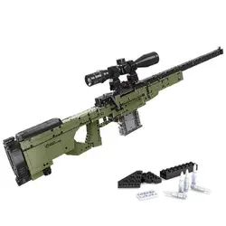 لگو تفنگ تک تیرانداز انفجاری مدل Bausteine برند AWP کد 58022