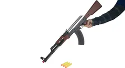 تفنگ اسباب بازی مدل مسلسل کد AK123