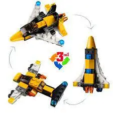 لگو جت جنگی 3 مدل Architect برند decool کد 3103