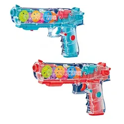 تفنگ اسباب بازی کلت باطریخور مدل GEAR LIGHT GUN کد 133/50