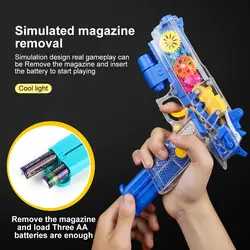 تفنگ اسباب بازی کلت باطریخور مدل GEAR GUN کد 1088