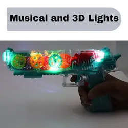 تفنگ اسباب بازی کلت باطریخور مدل GEAR LIGHT GUN کد 001