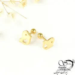پیرسینگ استیل طرح پرنده کد7682