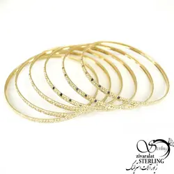 النگو مسی نقطه مربعی کد160