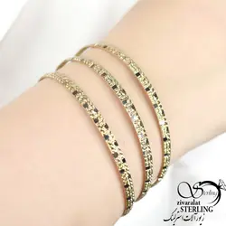 النگو مسی نقطه مربعی کد160