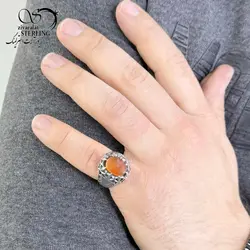 انگشتر نقره دور دالبری
