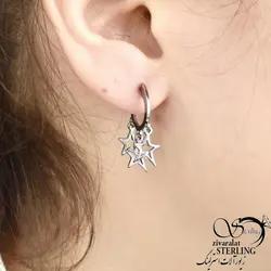 گوشواره آویز ستاره برند استیل