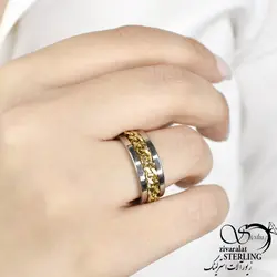 انگشتر استیل کارتیه متحرک