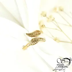 انگشتر فری سایز طلاروس طرح برگ