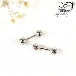 پیرسینگ گوی دار نقره ایتالیا