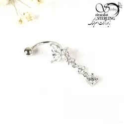 پیرسینگ گلپر با نقره ایتالیا عیار925