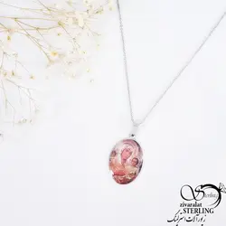 گردنبند استیل روکش طلا (مریم مقدس) کد 11311