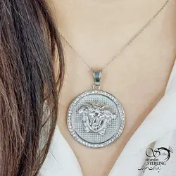 خرید و قیمت گردنبند مدوسا برند استیل کد 12790 | خرید گردنبند مدوسا برند استیل در فروشگاه زیورآلات استرلینگ