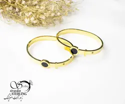 دستبند النگویی استیل زنانه کد 6014