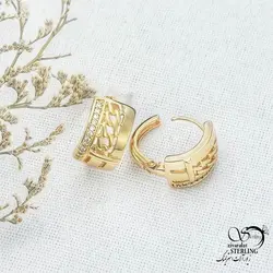 خرید و قیمت گوشواره ژوپینگ کلیپسی طرح کارتیر کد 13770 | خرید گوشواره میخی گوی درشت برند استیل در فروشگاه زیورآلات استرلینگ