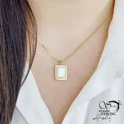 خرید و قیمت گردنبند طرح طلا برند استیل کد 13832 | خرید رولباسی ونکلیف برند استیل دو طرفه در فروشگاه زیورآلات استرلینگ