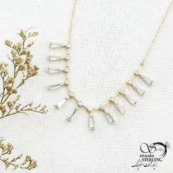 خرید و قیمت گردنبند ژوپینگ نگین دار کد 13897 | خرید رولباسی ونکلیف برند استیل دو طرفه در فروشگاه زیورآلات استرلینگ