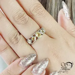 خرید و قیمت انگشتر نقره ایتالیا طرح سیترین کد 14260 | خرید انگشتر عقیق با نقره ایتالیایی در فروشگاه زیورآلات استرلینگ