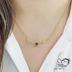 خرید و قیمت گردنبند شاخ گوزن استیل نگین تلسکوپی کد 14623 | خرید رولباسی ونکلیف برند استیل دو طرفه در فروشگاه زیورآلات استرلینگ