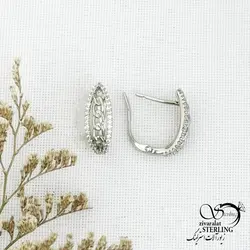 خرید و قیمت گوشواره ژوپینگ طرح کارتیر کد 14602 | خرید گوشواره میخی گوی درشت برند استیل در فروشگاه زیورآلات استرلینگ