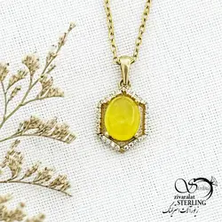 خرید و قیمت گردنبند شرف الشمس طلاروس کد 14680 | خرید رولباسی ونکلیف برند استیل دو طرفه در فروشگاه زیورآلات استرلینگ