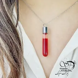خرید و قیمت گردنبند کپسول خون برند استیل کد 14741 | خرید رولباسی ونکلیف برند استیل دو طرفه در فروشگاه زیورآلات استرلینگ