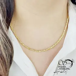 خرید و قیمت گردنبند البرنادو ظریف مشابه طلا کد 14745 | خرید رولباسی ونکلیف برند استیل دو طرفه در فروشگاه زیورآلات استرلینگ