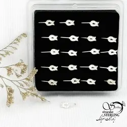 خرید و قیمت پیرسینگ بینی فیک با نقره ایتالیا کد 15034 | خرید پیرسینگ نقره حلقه ای مناسب بینی در فروشگاه زیورآلات استرلینگ