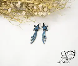 گوشواره آویز ستاره دنباله دار برند ANI VINNIE