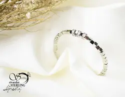 خرید و قیمت دستبند النگویی البرنادو زنانه نقره ای مربعی - خرید بدلیجات مدل سال و ارزان در فروشگاه زیورآلات استرلینگ