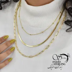 گردنبند زنانه استیل ماری و کارتیه